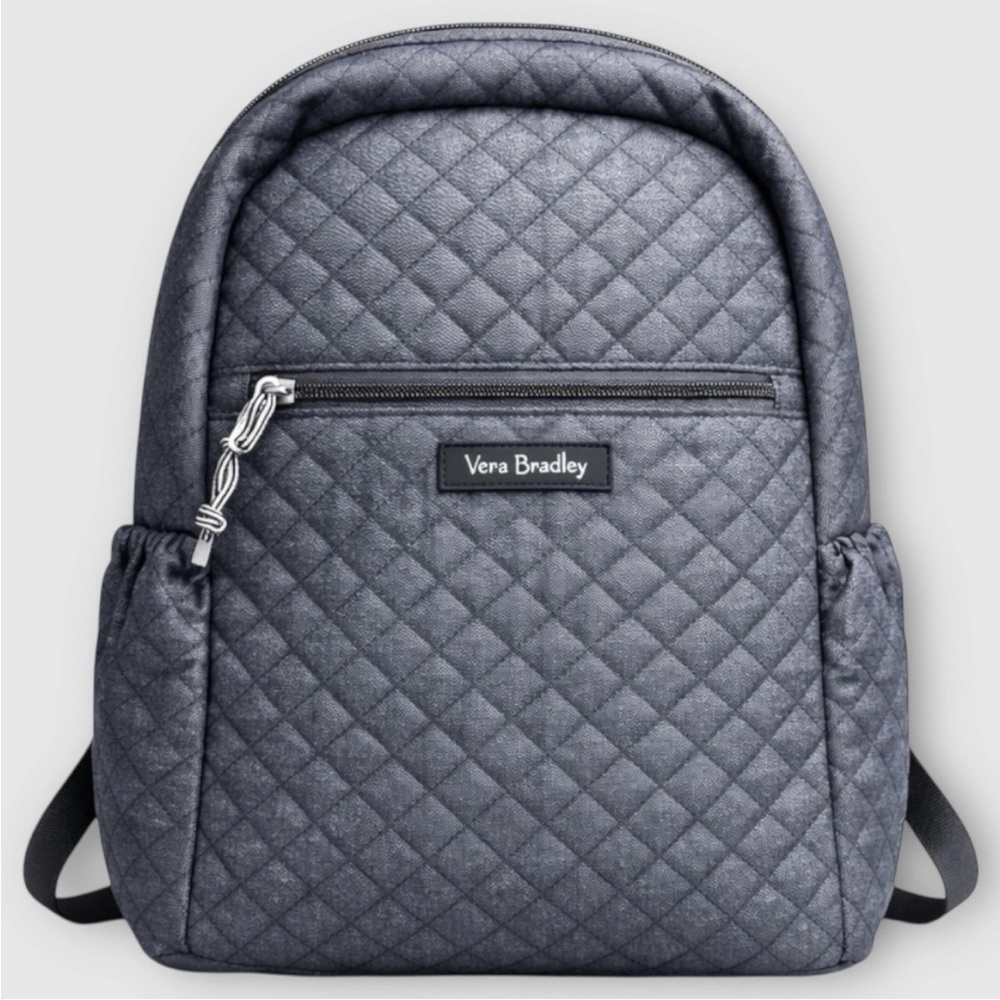 Vera Bradley Denim Blue Quilted Backpack Bag